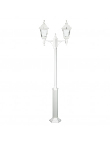 Pôle classique à 2 bras CLIC-CLAC 4 IP44 E27 2x42W 2100mm Blanc NOVOLUX LIGHTING 059B-G05X1A-01