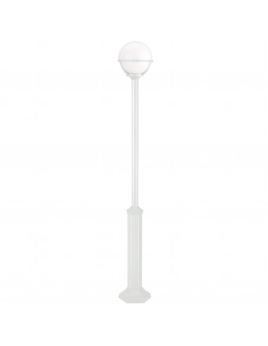 Colonne classique CLIC-CLAC GLOBO with base IP43 E27 42W 1820mm Blanc NOVOLUX LIGHTING 061D-G05X1A-01