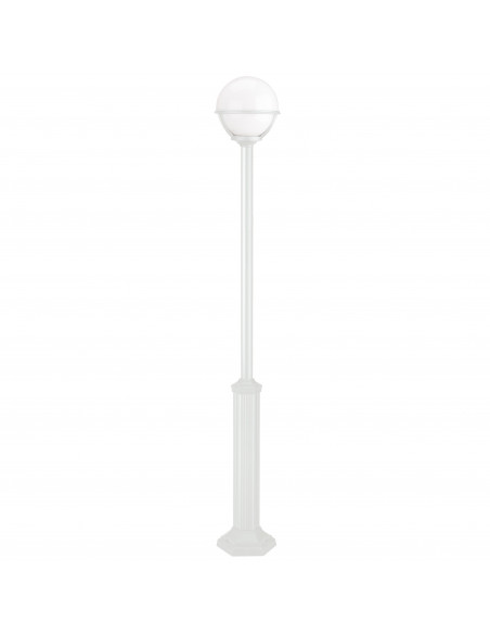 Colonne classique CLIC-CLAC GLOBO with base IP43 E27 42W 1820mm Blanc NOVOLUX LIGHTING 061D-G05X1A-01