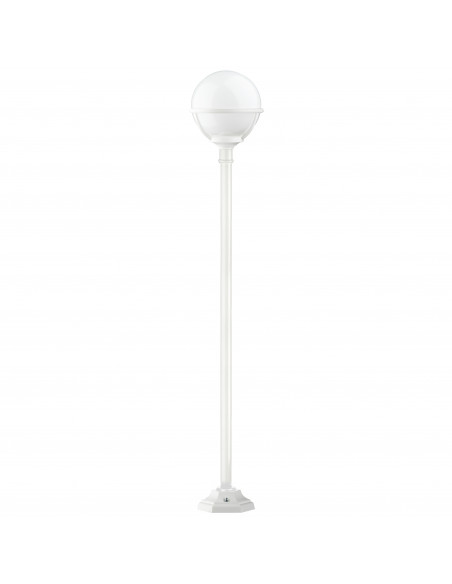Colonne classique CLIC-CLAC GLOBO Smooth IP43 E27 42W 1820mm Blanc NOVOLUX LIGHTING 061J-G05X1A-01