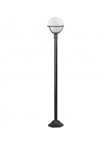 Colonne classique CLIC-CLAC GLOBO Smooth IP43 E27 42W 1820mm Noir NOVOLUX LIGHTING 061J-G05X1A-02