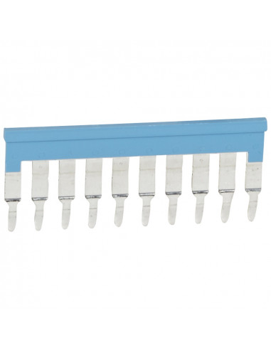Peigne pour Bloc de jonction Viking 3 Vis et ressort 10 Blocs pas de 6 LEGRAND 037503