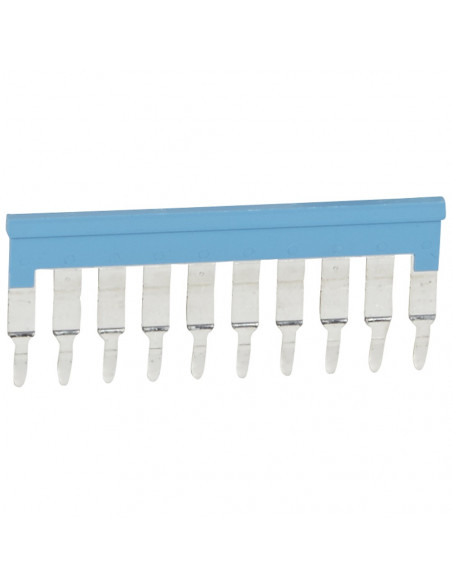 Peigne pour Bloc de jonction Viking 3 Vis et ressort 10 Blocs pas de 6 LEGRAND 037503