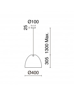 Suspension VIETNAM IP65 NOVOLUX LIGHTING 1037C-G05X1A-02-M2 2
