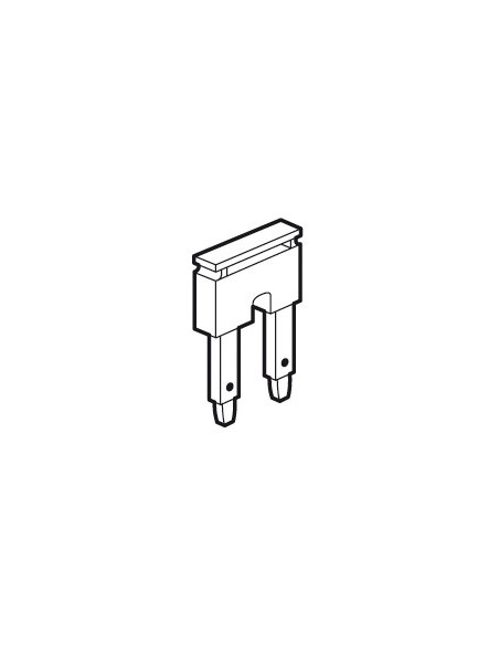 Peigne pour 2 blocs de jonction à ressort viking 3 pas 10mm rouge LEGRAND 037582