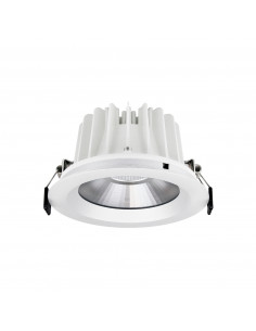 Plafonnier encastré ATIC IP65 LED COB 24W 4115lm CRI80 3000K 70º Blanc NOVOLUX LIGHTING 1040C-L3124J70-01