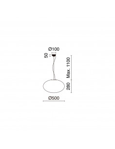 Suspension IQANDA E27 15W Noir NOVOLUX LIGHTING 1045A-G05X1A-02 2