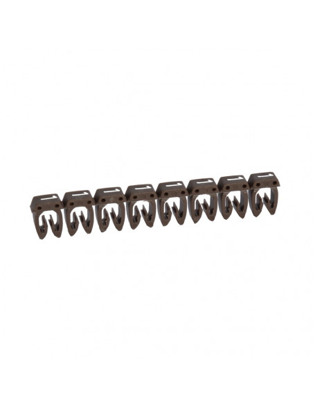 1200 Repères CAB 3 pour filerie de 1,5 À 2,5 MM² Chiffre 1 Brun LEGRAND 038221
