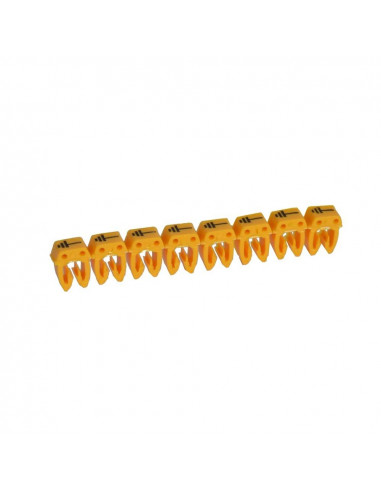 300 Repères CAB 3 pour filerie 0,5mm² à 1,5mm² et blocs de jonction avec signe conventionnel terre LEGRAND 038276