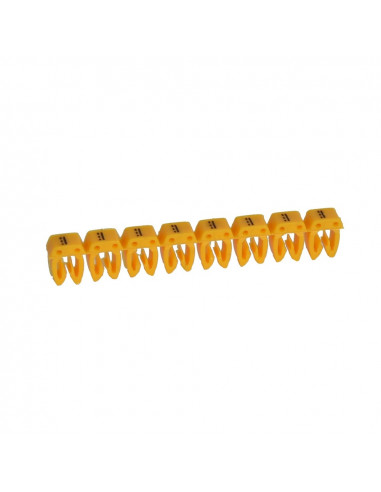 300 Repères CAB 3 pour filerie 1,5mm² à 2,5mm² avec signe conventionnel courant continu LEGRAND 038285