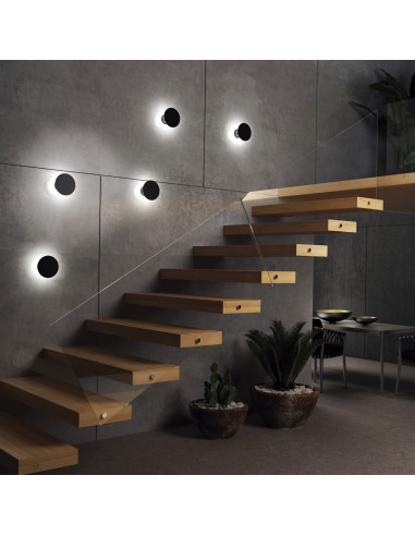 Applique DUOMO IP65 LED SMD 11W 1420lm(800lm) CRI80 2700K Anthracite NOVOLUX LIGHTING 1069A-L3011FC0-04