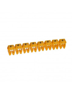 300 Repères CAB 3 pour filerie 4mm² à 6mm² avec signe conventionnel courant alternatif LEGRAND 038294
