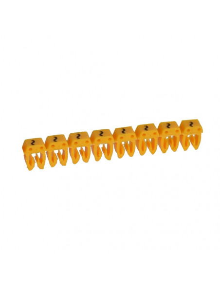 300 Repères CAB 3 pour filerie 4mm² à 6mm² avec signe conventionnel courant alternatif LEGRAND 038294