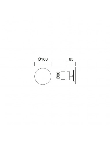 Applique DUOMO IP65 LED SMD 11W 1510lm(880lm) CRI80 4000K Anthracite NOVOLUX LIGHTING 1069A-L3311FC0-04