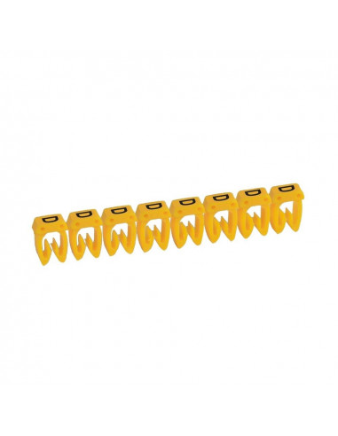 300 Repères CAB 3 pour filerie 0,5mm² à 1,5mm² et blocs de jonction avec lettre majuscule D LEGRAND 038303