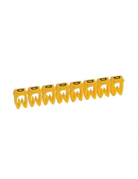 300 Repères CAB 3 pour filerie 0,5mm² à 1,5mm² et blocs de jonction avec lettre majuscule D LEGRAND 038303