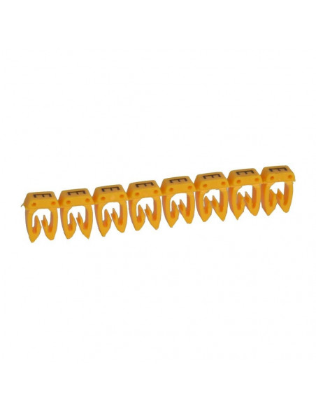 300 Repère CAB 3 pour filerie 0,5mm² à 1,5mm² et blocs de jonction avec lettre majuscule E LEGRAND 038304