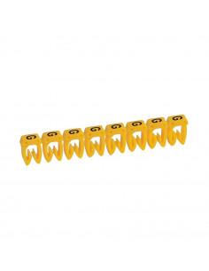 300 Repères CAB 3 pour filerie 0,5mm² à 1,5mm² et blocs de jonction avec lettre majuscule G LEGRAND 038306