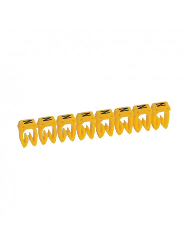 300 Repères CAB 3 pour filerie 0,5mm² à 1,5mm² et blocs de jonction avec lettre majuscule N LEGRAND 038313
