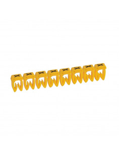 300 Repères CAB 3 pour filerie 0,5mm² à 1,5mm² et blocs de jonction avec lettre majuscule X LEGRAND 038323 2