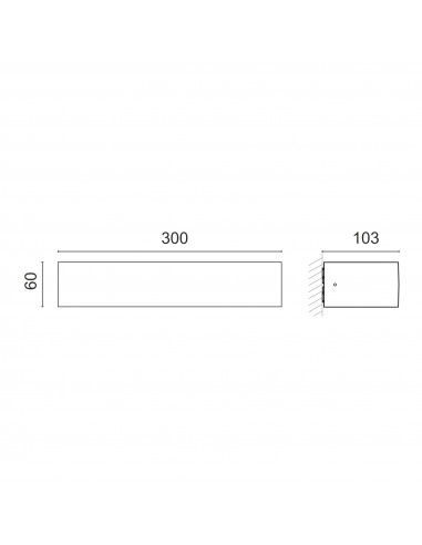 Applique CROMA IP65 Phase coupée C LED SMD 14W 1830lm 1950lm 2140lm CRI80 2700K 3000K 4000K Noir NOVOLUX 1071B-L4115BBF-02