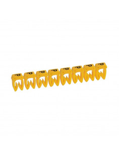 300 Repères CAB 3 pour filerie 1,5mm² à 2,5mm² avec lettre majuscule P LEGRAND 038345