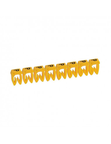 300 Repères CAB 3 pour filerie 1,5mm² à 2,5mm² avec lettre majuscule P LEGRAND 038345
