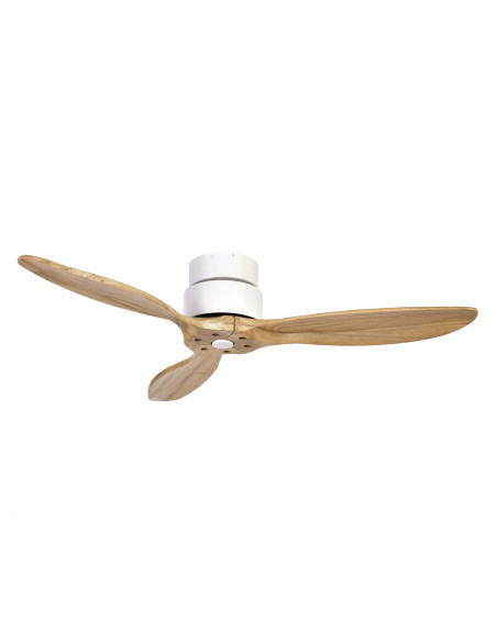 VentilateurMISTRAL IP20 SIN LUZ DC 35W Ø132cm Blanco Arce Natural NOVOLUX LIGHTING 1074A-VX35B-01-57