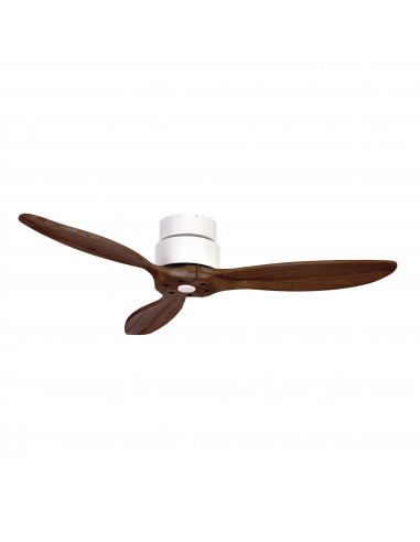 VentilateurMISTRAL IP20 SIN LUZ DC 35W Ø132cm Blanco Nogal NOVOLUX LIGHTING 1074A-VX35B-01-59