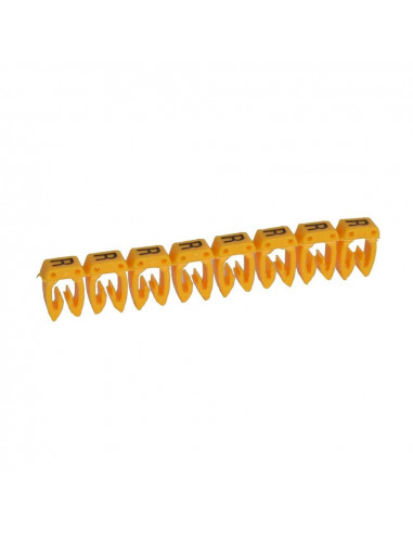 300 Repères CAB 3 pour filerie 1,5mm² à 2,5mm² avec lettre majuscule R LEGRAND 038347