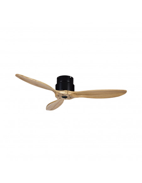 VentilateurMISTRAL IP20 SIN LUZ DC 35W Ø132cm Negro Arce Natural NOVOLUX LIGHTING 1074A-VX35B-02-57