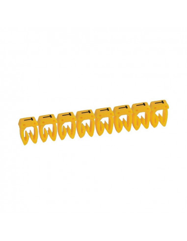 300 Repères CAB 3 pour filerie 1,5mm² à 2,5mm² avec lettre majuscule T LEGRAND 038349