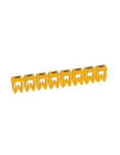 300 Repères CAB 3 pour filerie 1,5mm² à 2,5mm² avec lettre majuscule V LEGRAND 038351