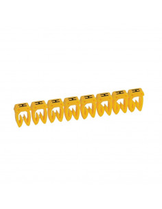 300 Repères CAB 3 pour filerie 4mm² à 6mm² avec lettre majuscule H LEGRAND 038367