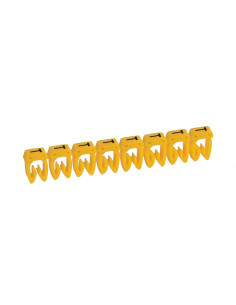 300 Repère CAB 3 pour filerie 4mm² à 6mm² avec lettre majuscule T LEGRAND 038379