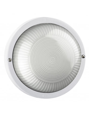 Applique FAR Round IP44 E27 12W Blanc NOVOLUX LIGHTING 107B-G05X1A-01