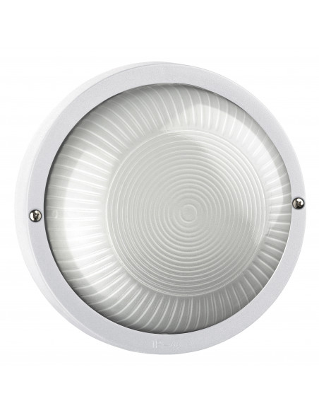 Applique FAR Round IP44 E27 12W Blanc NOVOLUX LIGHTING 107B-G05X1A-01