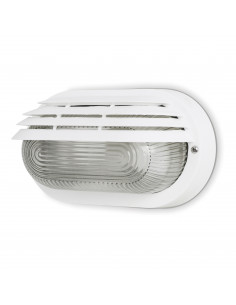 Applique FAR IP44 E27 21W Blanc NOVOLUX LIGHTING 107H-G05X1A-01