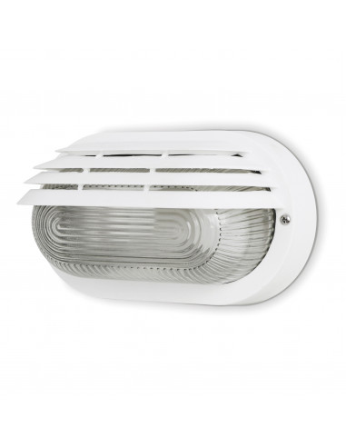 Applique FAR IP44 E27 21W Blanc NOVOLUX LIGHTING 107H-G05X1A-01