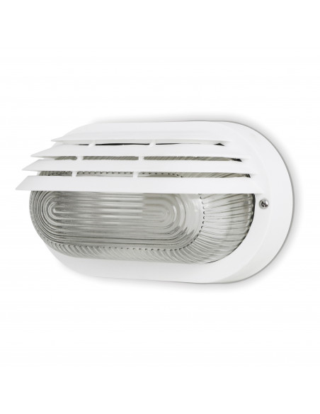 Applique FAR IP44 E27 21W Blanc NOVOLUX LIGHTING 107H-G05X1A-01