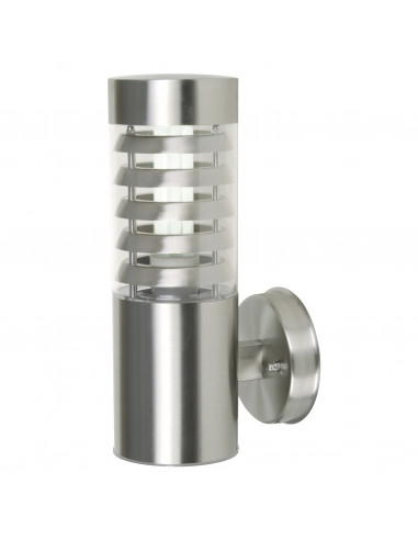 Applique GALERNA IP44 E27 18W Acier inoxydable NOVOLUX LIGHTING 117C-G05X1A-30