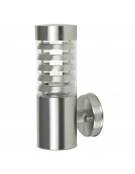 Applique GALERNA IP44 E27 18W Acier inoxydable NOVOLUX LIGHTING 117C-G05X1A-30