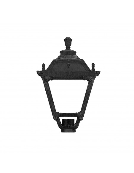 Luminaire pour mât INDURA MEDIUM 4 IP65 GX53 4x10W 530mm Noir NOVOLUX LIGHTING 146D-G31X1A-02