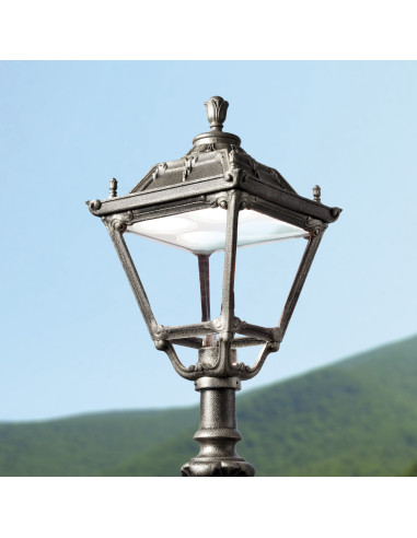 Luminaire pour mât INDURA MEDIUM 4 IP65 GX53 4x10W 530mm Noir NOVOLUX LIGHTING 146D-G31X1A-02