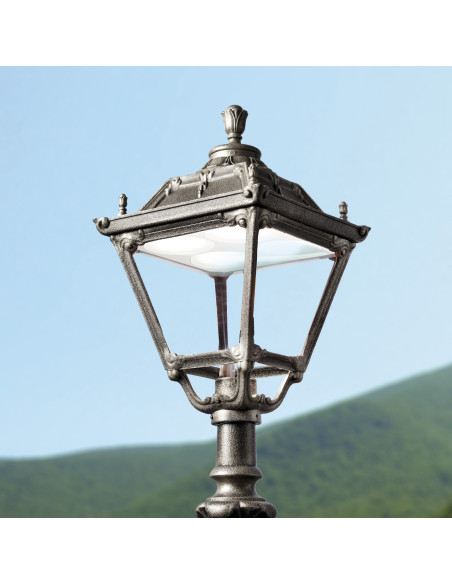 Luminaire pour mât INDURA MEDIUM 4 IP65 GX53 4x10W 530mm Noir NOVOLUX LIGHTING 146D-G31X1A-02