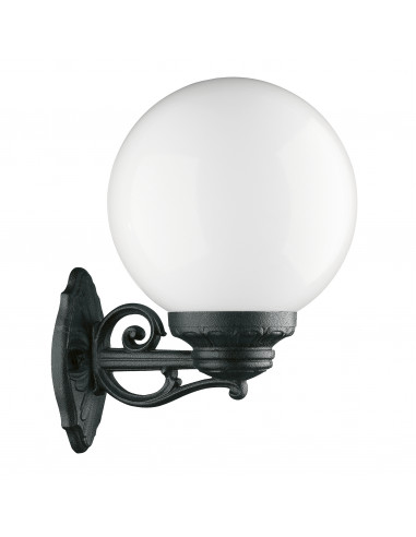 Applique classique INDURA GLOBO IP65 E27 70W Noir NOVOLUX LIGHTING 151A-G05X1A-02