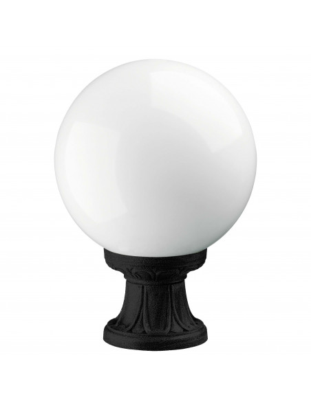Borne classique INDURA GLOBO IP65 E27 70W 350mm Noir NOVOLUX LIGHTING 151H-G05X1A-02