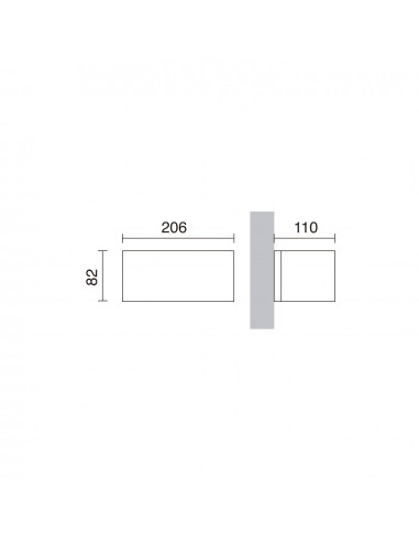 Applique ISORA IP65 LED SMD 8.30W 1595lm CRI80 4000K Cuivre brun NOVOLUX LIGHTING 157C-L0209B-91
