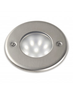Encastrement mural sol NAT-LED Round IP68 LED SMD 1.50W 180lm CRI80 3500K Acier inoxydable NOVOLUX LIGHTING 213B-L0102F-30