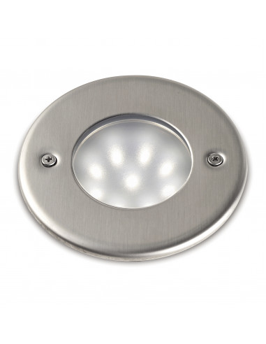 Encastrement mural sol NAT-LED Round IP68 LED SMD 1.50W 180lm CRI80 3500K Acier inoxydable NOVOLUX LIGHTING 213B-L0102F-30